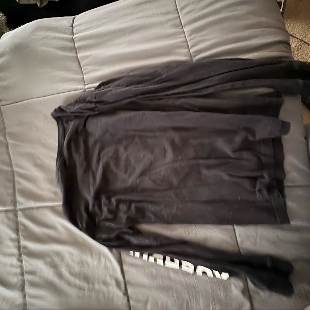 Black Long Sleeve Men's Tee